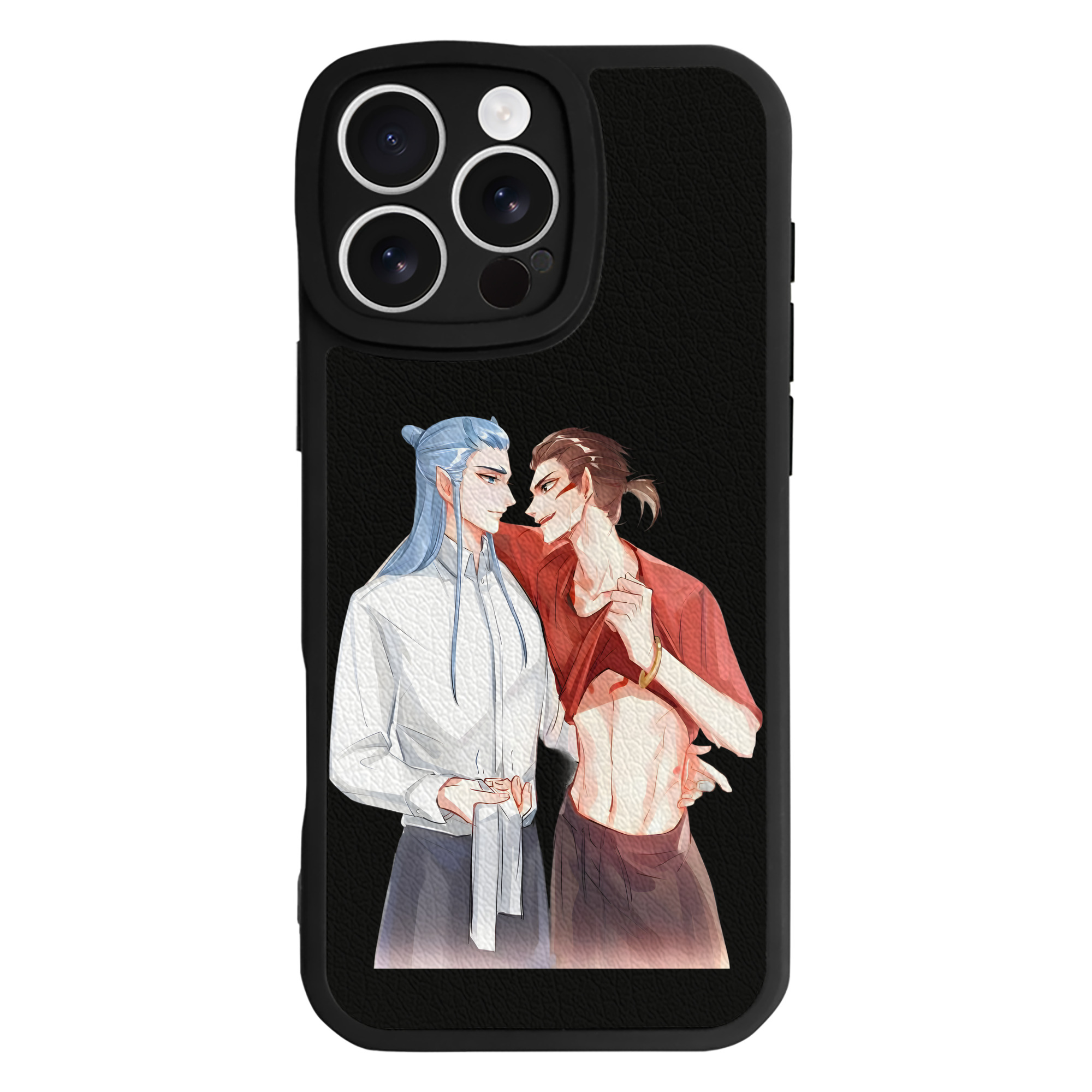 （画像用） Ne Zha 2 ナタ 魔童の大暴れ 【iPhone 16シリーズ対応】シリコンスマホケース（レザー調） 材質：シリコン